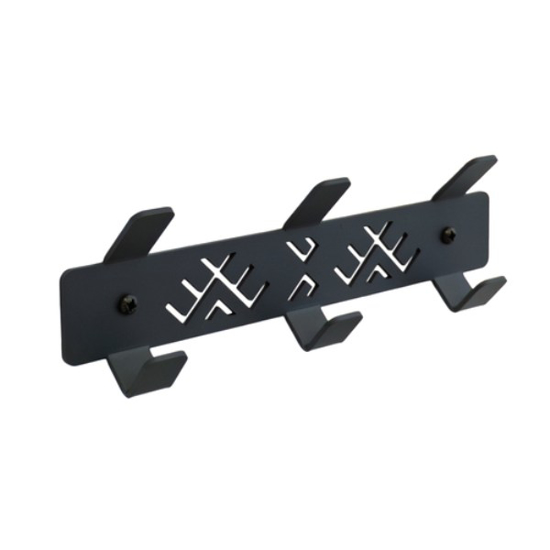 Prekės nuotrauka Pakaba 3 kablių 250x79 mm juoda antracitas PK253-R3