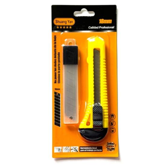 Prekės „Peilis tapetams 18mm plastikinis SY-135“ paveikslėlis