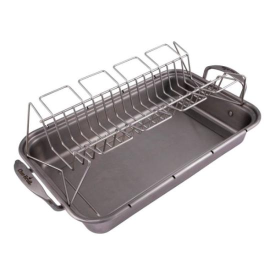 Prekės „Šlaunelių ir šonkaulių laikiklis-universalios grotelės Char-Broil Grill+ IŠPARDUOTA“ paveikslėlis