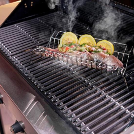 Prekės „Šlaunelių ir šonkaulių laikiklis-universalios grotelės Char-Broil Grill+ IŠPARDUOTA“ paveikslėlis