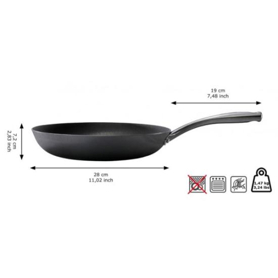 Prekės „Ketaus keptuvė Skottsberg 24/28cm : Keptuvės dydis - 28cm IŠPARDUOTA“ paveikslėlis