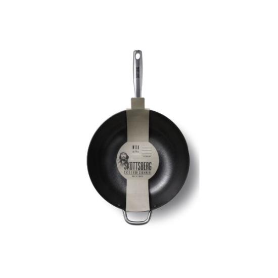 Prekės „Ketaus WOK keptuvė Skottsberg 34cm IŠPARDUOTA“ paveikslėlis