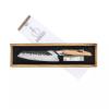 Prekės „Japoniško plieno Santoku peilis - Forged Katai 18cm IŠPARDUOTA“ paveikslėlis