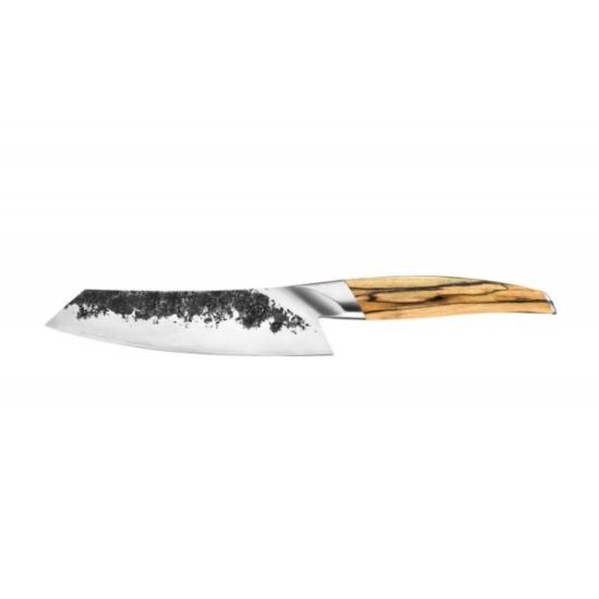 Prekės „Japoniško plieno Santoku peilis - Forged Katai 18cm IŠPARDUOTA“ paveikslėlis