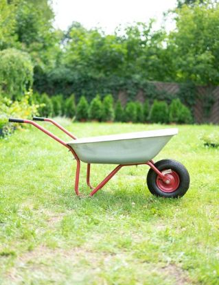 Prekės „Karutis lengvas, cinkuotas vienaratis talpa 80/120l 100kg“ paveikslėlis