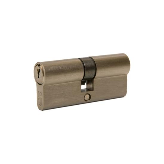 Prekės „Cilindras spynai 35x35 mm 5 raktai matinio chromo SN MP MCI-35-35-Z IŠPARDUOTA“ paveikslėlis