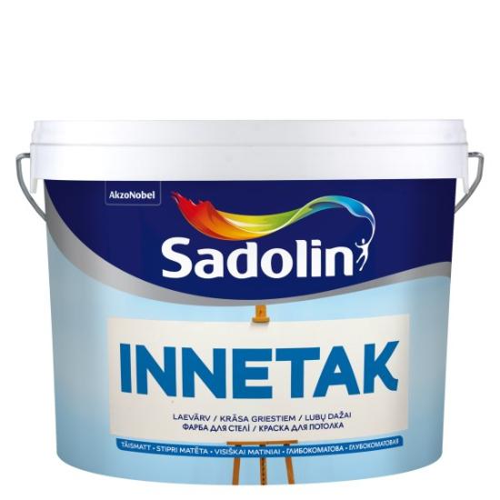 Prekės „Lubų dažai SADOLIN INNETAK 2, 5 l, balti IŠPARDUOTA“ paveikslėlis