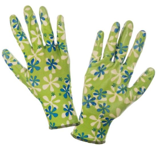 Prekės „Pirštinės darbo moteriškos pagumuotos žalios 7 dydis Lahti PRO IŠPARDUOTA“ paveikslėlis