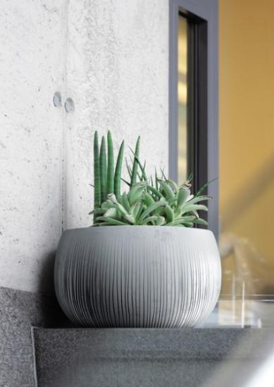 Prekės „Vazonas plastikinis Beton Bowl DKB290-422U, pilkos spalvos IŠPARDUOTA“ paveikslėlis