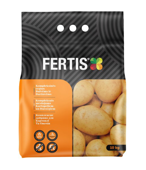 Prekės nuotrauka Kompleksinės trąšos bulvėms ir daržovėms 10 kg Fertis