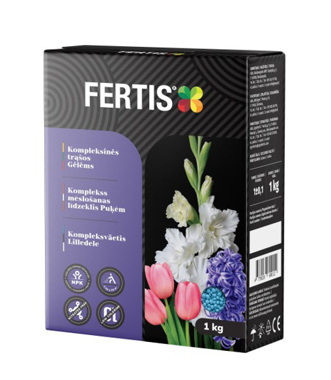 Prekės nuotrauka Trąšos gėlėms 1 kg Fertis