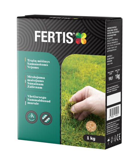 Prekės nuotrauka Trąšos samanotoms vejoms 1 kg Fertis