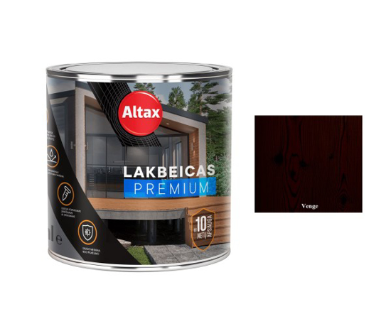 Prekės nuotrauka Lakbeicas medienos apdailai Altax Premium, Venge, 0,25L