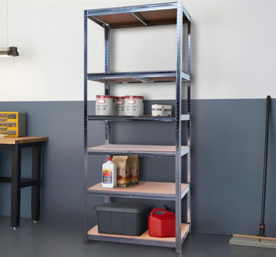 Prekės nuotrauka Sandėliavimo lentyna, stelažas GWI0650, 6 lentynos, 200x90x40 cm, 175 kg
