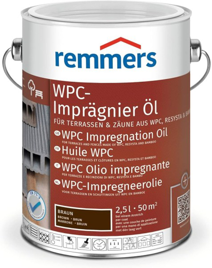 Prekės nuotrauka Aliejus WPC IMPRAGNIER-OL Braun 2,5L Remmers IŠPARDUOTA
