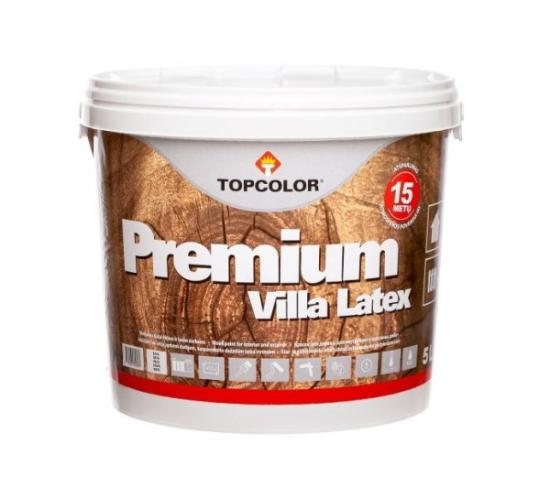 Prekės „Dažai medienai VILLA LATEX geltoni 5 l TOPCOLOR  IŠPARDUOTA“ paveikslėlis