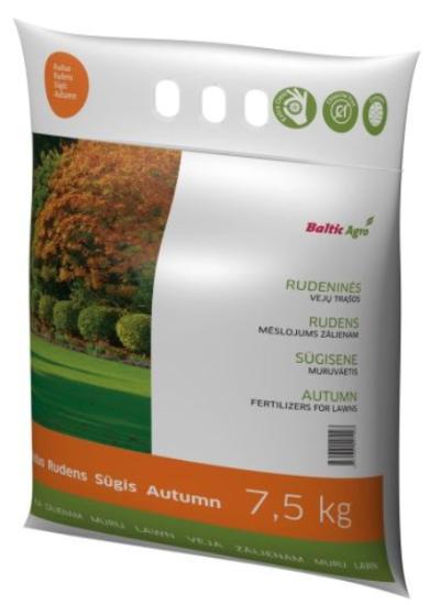 Prekės „Trąšos rudeninės vejai 7,5 kg “ paveikslėlis