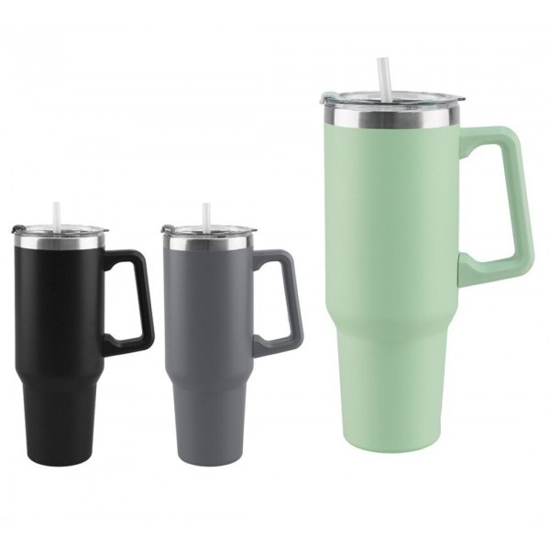 Prekės nuotrauka Puodukas - termo kelioninis met. 900ml HK