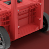 Prekės nuotrauka Dėžė įrankių su ratukais Red Prime Qbrick Akcija