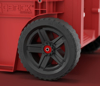 Prekės nuotrauka Dėžė įrankių su ratukais Red Prime Qbrick Akcija