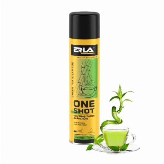 Prekės nuotrauka Oro gaiviklis 600ml žaliosio arbatos ir bambuko One Shot Erla