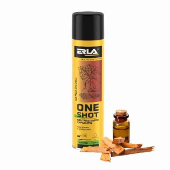 Prekės nuotrauka Oro gaiviklis 600ml Sandalmedis One Shot Erla