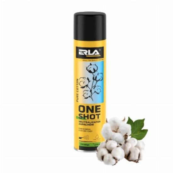 Prekės nuotrauka Oro gaiviklis 600ml Medvilnė One Shot Erla