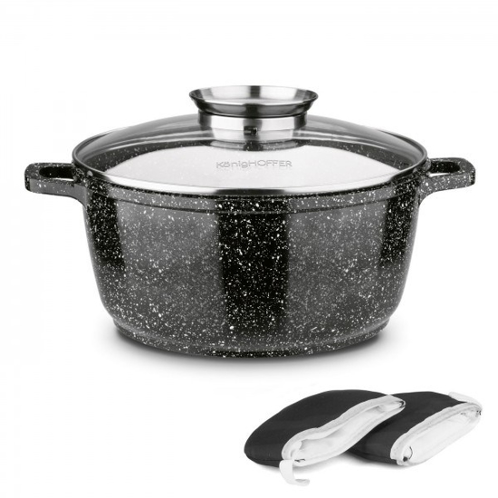 Prekės nuotrauka Puodas 24cm 5.2L neprid. indukc. KINGSTON ARM