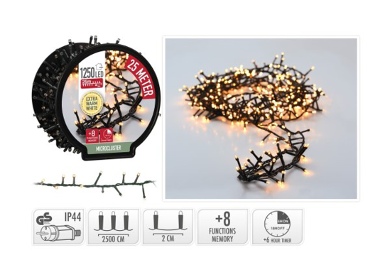 Prekės nuotrauka Kalėdinė girlianda 1250 LED EWW 25m AX8521140