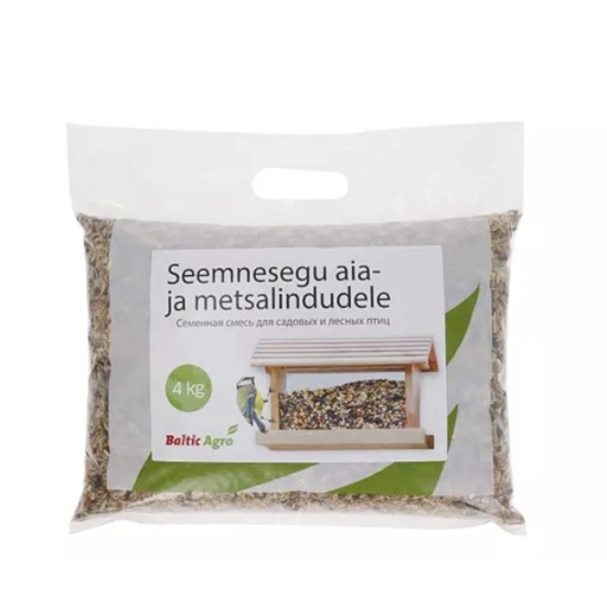 Prekės nuotrauka Paukščių lesalas laukiniams paukščiams, sėklų mišinys 4 kg