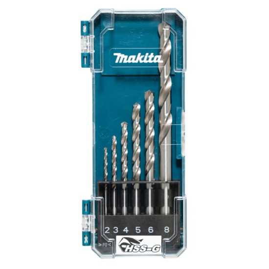 Prekės nuotrauka Grąžtų rinkinys metalui 2-8mm 6vnt Makita