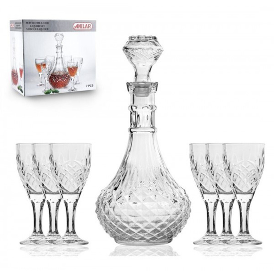 Prekės nuotrauka Grafinas 1.0L+ 6 taurelės 150ml WB002