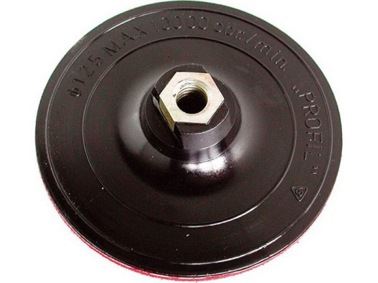 Prekės nuotrauka Padas lipnus,guminis kampiniam šlifuokliui 125mm M14 Y*08500