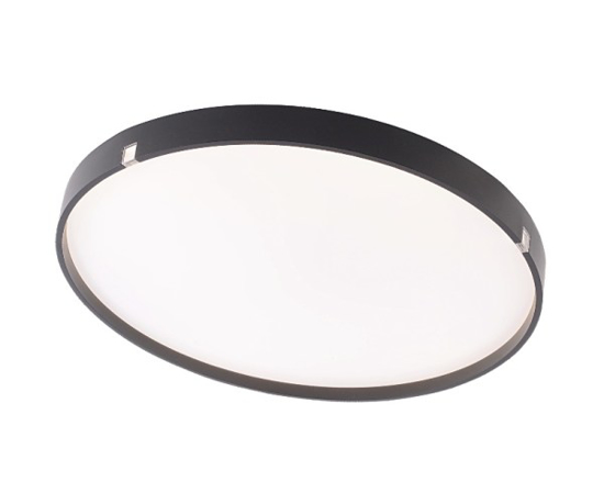 Prekės nuotrauka Apvalus juodas lubinis LED šviestuvas MONZA 2x48W, 6500 lm, 3000 - 6500 Kelvin
