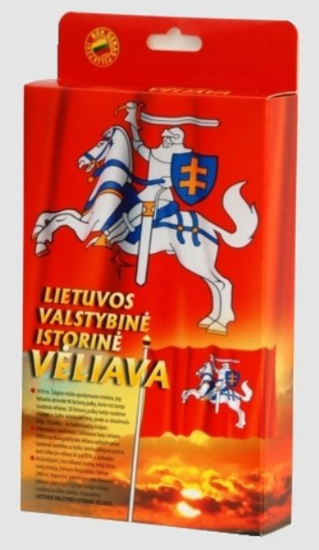 Prekės nuotrauka Vėliava su Vyčio ženklu 1 x 1,67 m IŠPARDUOTA