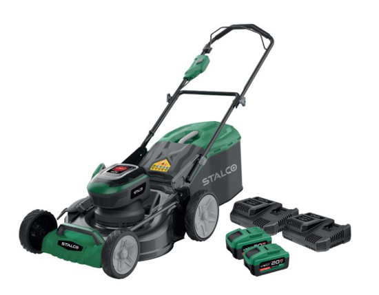Prekės nuotrauka Vejapjovė akum.2x8Ah 46cm Stalco