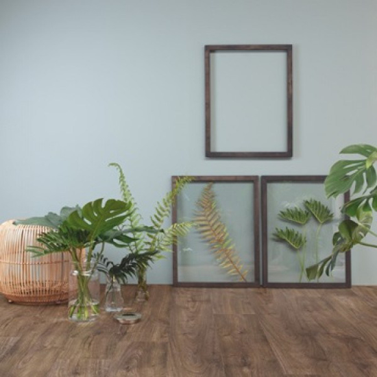 Prekės nuotrauka Vinilinės grindys Quick-Step, Autumn ąžuolas šokolado spalvos, AVMPU40199, 1494x209x5+1mm, 33 klasė, su užraktu ir su paklotu, Bloom kolekcija