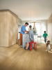 Prekės nuotrauka Vinilinės grindys Quick-Step, Šukuotas ąžuolas medaus spalvos, AVMPU40318, 1494x209x5+1mm, 33 klasė, su užraktu ir su paklotu, Bloom kolekcija