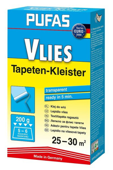 Prekės nuotrauka Klijai tapetams fliz.VLIES Euro 3000 200g