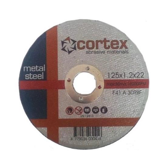 Prekės „Diskai metalo pjovimui 125x1,2x22,2 mm 10 vnt Cortex“ paveikslėlis