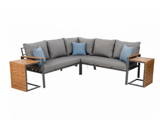 Prekės „Lauko baldų komplektas „Sofia“ – kampinė sofa su šoniniais staliukais“ paveikslėlis