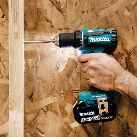 Prekės „Suktuvas akumuliatorinis 18V/3,0 Ah + kroviklis DC18SD, 50/27Nm DDF485SF Makita“ paveikslėlis