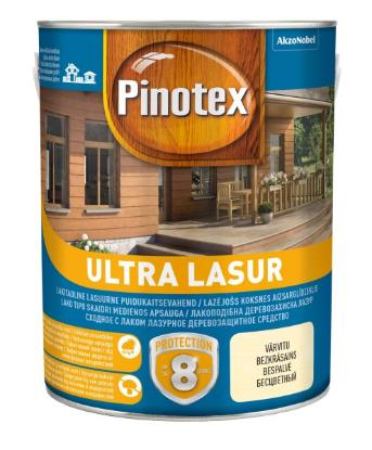 Prekės „Medienos impregnantas PINOTEX ULTRA, 3 l raudonmedis, blizgus“ paveikslėlis