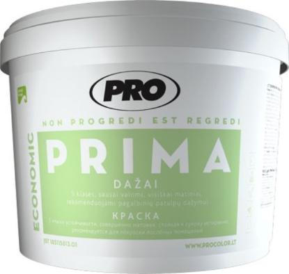 Prekės „Dažai dispersiniai matiniai PRO PRIMA 1 l“ paveikslėlis