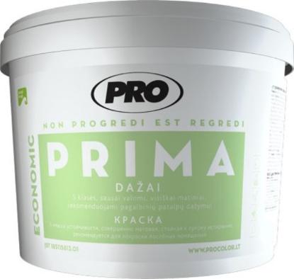 Prekės „Dažai dispersiniai matiniai PRO PRIMA 5 l“ paveikslėlis