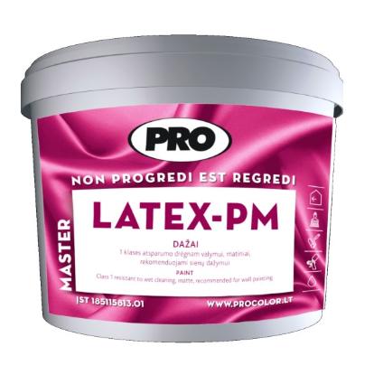 Prekės „Dažai akriliniai LATEX-PM 5 l PRO“ paveikslėlis