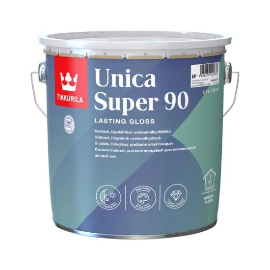 Prekės „Lakas medienai uretaninis alkidinis Tikkurila Unica Super blizgus EP 2,7 l“ paveikslėlis