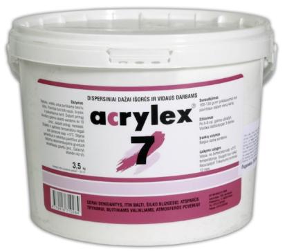 Prekės „Dažai vidaus darbams matiniai Acrylex-7 13 kg“ paveikslėlis