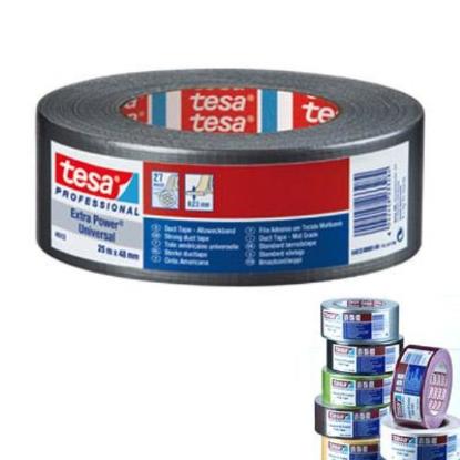 Prekės „Juosta audinio Tesa Ex-Pw 25 m x 48 mm juoda“ paveikslėlis