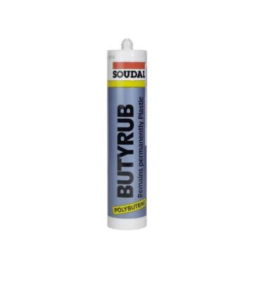 Prekės „Hermetikas akrilinis Soudal BUTYRUB GREY, 310 ml, pilkas“ paveikslėlis